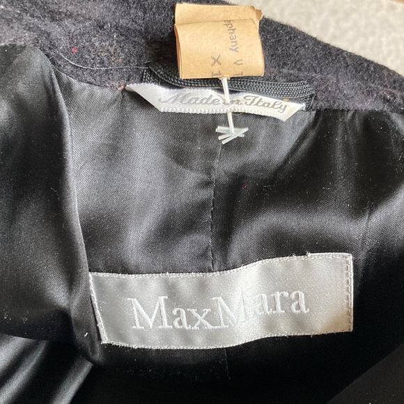 MaxMara long black wool overcoat - Picture 2 of 10